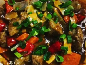 Porc sichuan aromat si usor picant