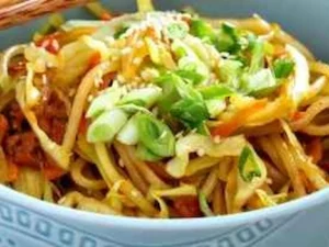 Noddles cu legume